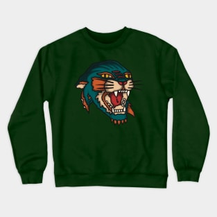 tiger roaring Crewneck Sweatshirt